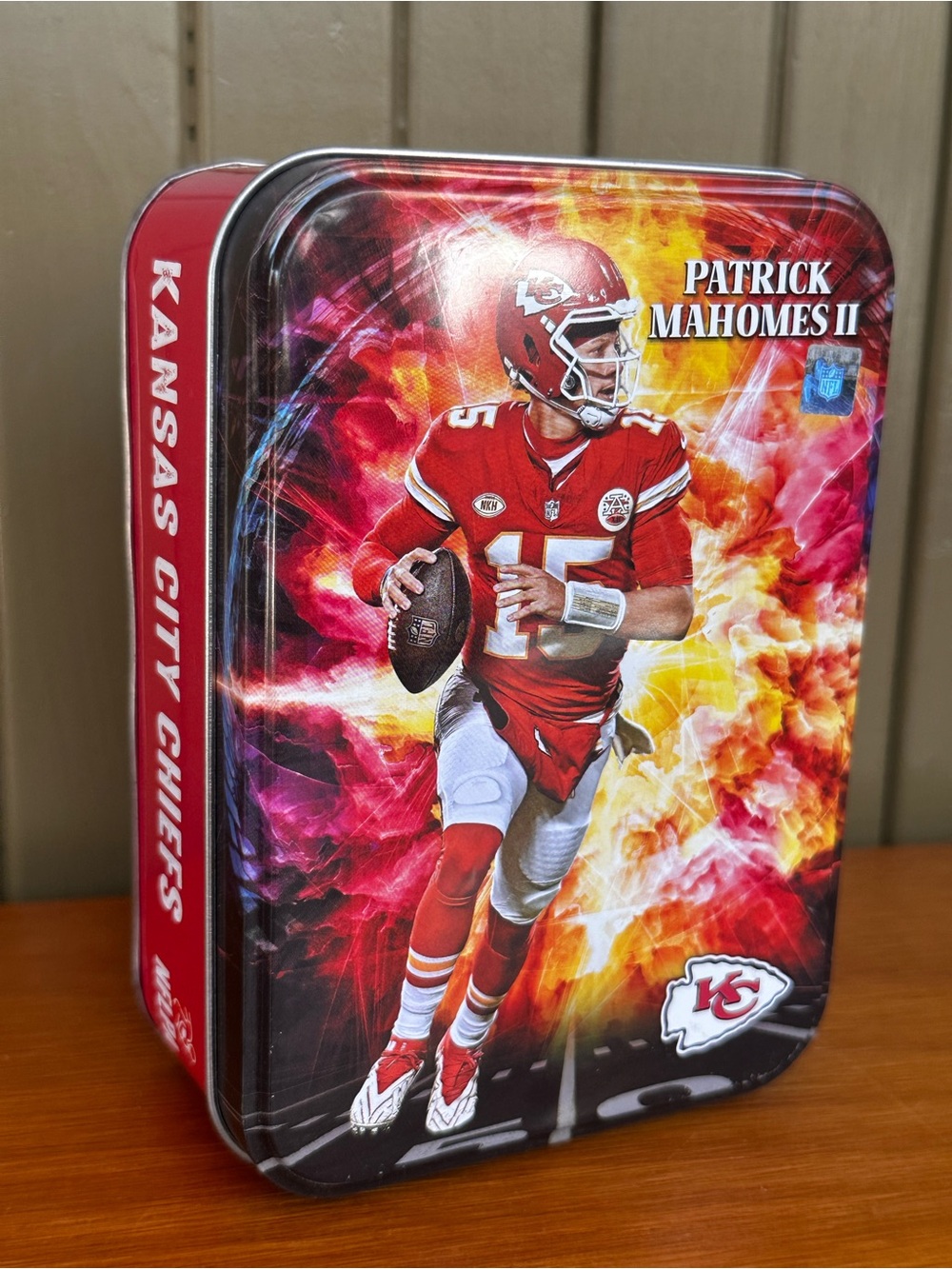 Patrick Mahomes II Kansas City Chiefs Tin EMPTY